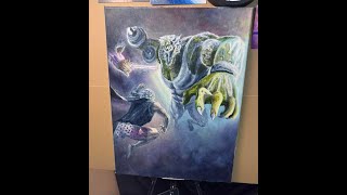 Dungeon crawler Carl painting!
