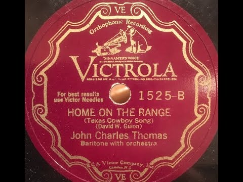 John Charles Thomas — John Charles Thomas "Home On the Range"