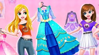 Fashion Model Girl Game | Fun Spa Makeup, Dress Up, Color Hairstyles | BabyBus Gameplay video screenshot 2