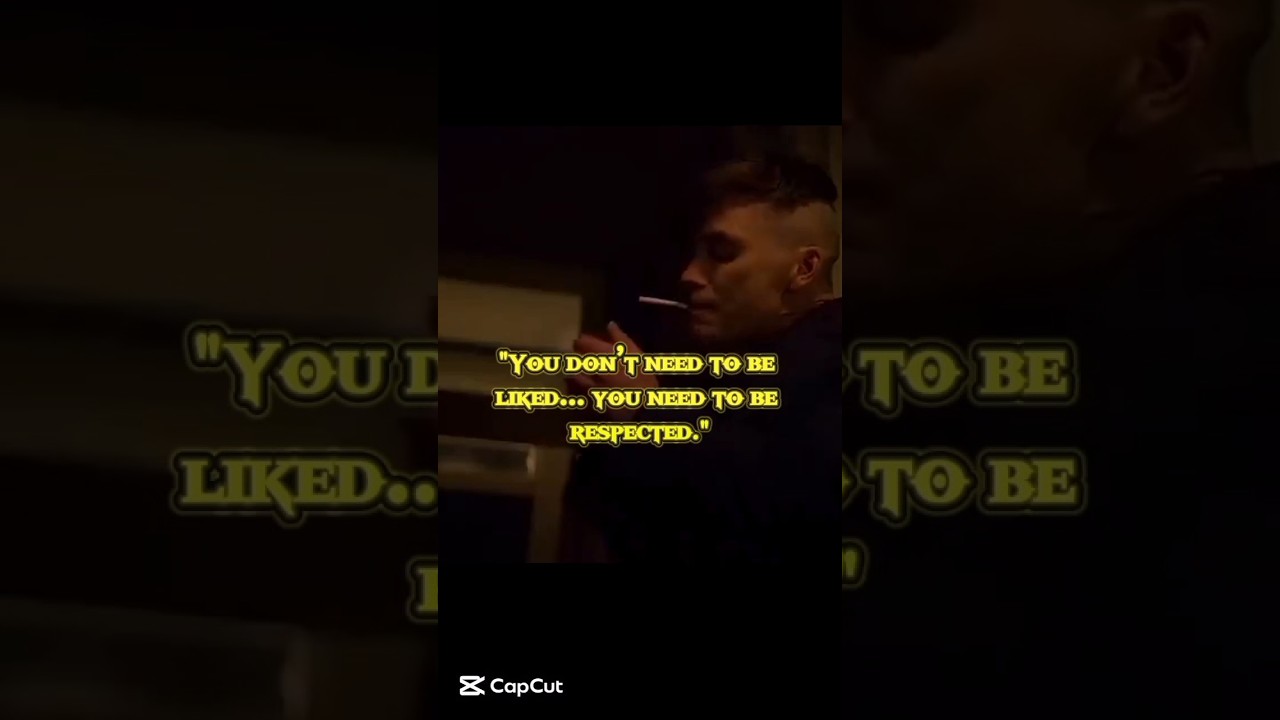 "Stop Chasing Likes. Start Earning Respect | Thomas Shelby Motivation"