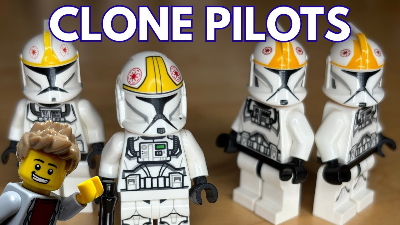 Every LEGO Phase I Clone Pilot Minifigure! LEGO Star Wars Retrospective 