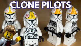 Every Lego Star Wars Phase I Clone Pilot Minifigure Casual Retrospective