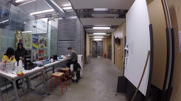 A fly through the Central Saint Martins BA Graphic Communication Design Studios