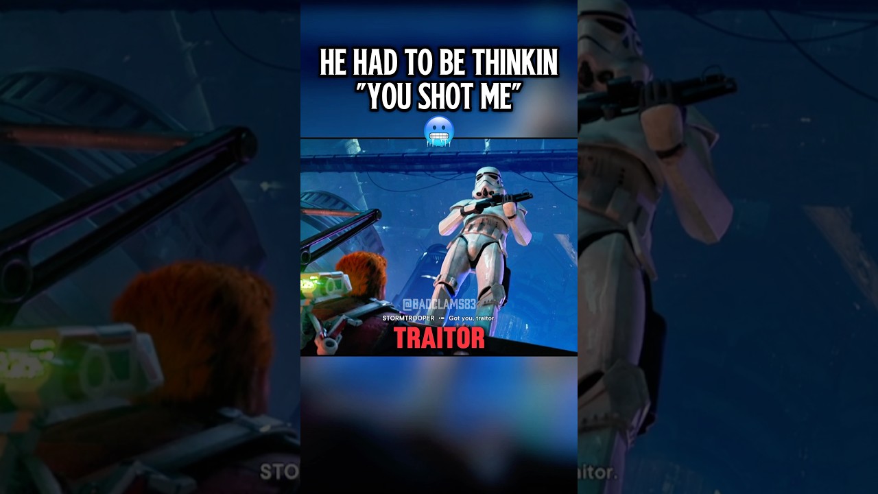 YOU SHOT ME! STAR WARS JEDI SURVIVOR