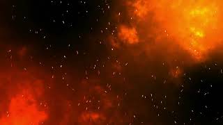 Blazing Fire with Particles Motion Abstract -30 Mins | No Copyright Video with download link