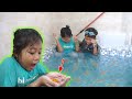 Rere Berenang Bersama Ikan di  Kolam Renang Mini !! Rere Channel