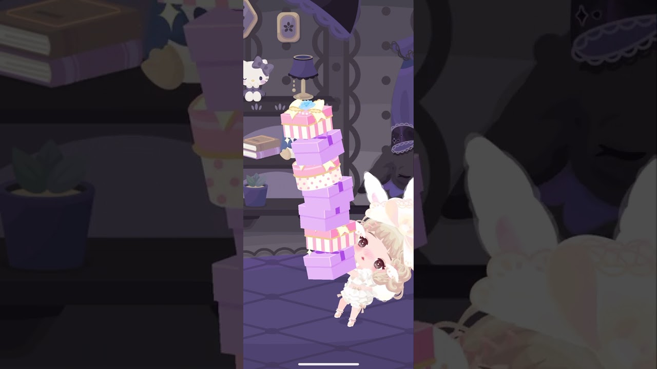 Sanrio Hello Sweet Days Gameplay - Nighty Night Vintage Lace Dollhouse 🖤 24 Hour Sweet Collection