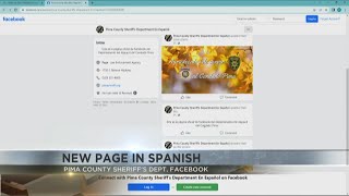 Pima County Sheriff's Department launches Spanish-language Facebook page