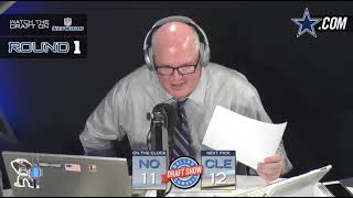 Dallas Cowboys staff react to Marshon Lattimore being drafted by the Saints - 2017 NFL draft