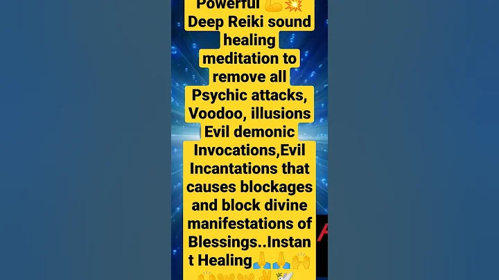 Deep Reiki Healing Meditation to remove all Psychic attacks,Demonic Voodoo,Evil projections,blockage