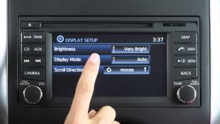 2013 Nissan NV200 Compact Cargo Van - Control Panel and Touch Screen Overview (if so equipped)