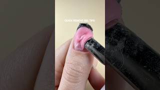 Quick remove gel tips