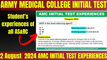 AMC Today Test Questions | AMC 2024 Initial Test Preparation