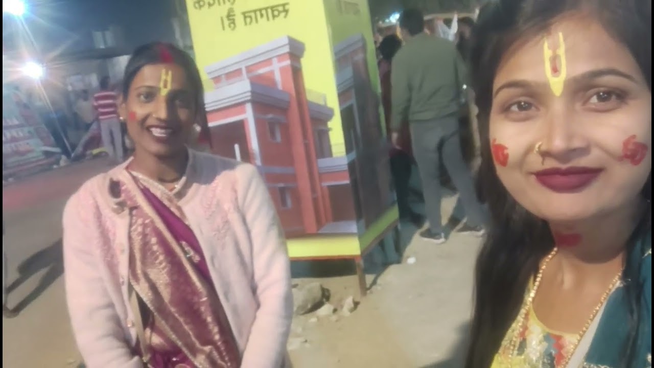 रिंगस से निशान उठा के खाटू श्याम जा रहे हैं 🙏🙇🌹🦚 #mangalbhaipatel @ShivnandaniPatelfamily 