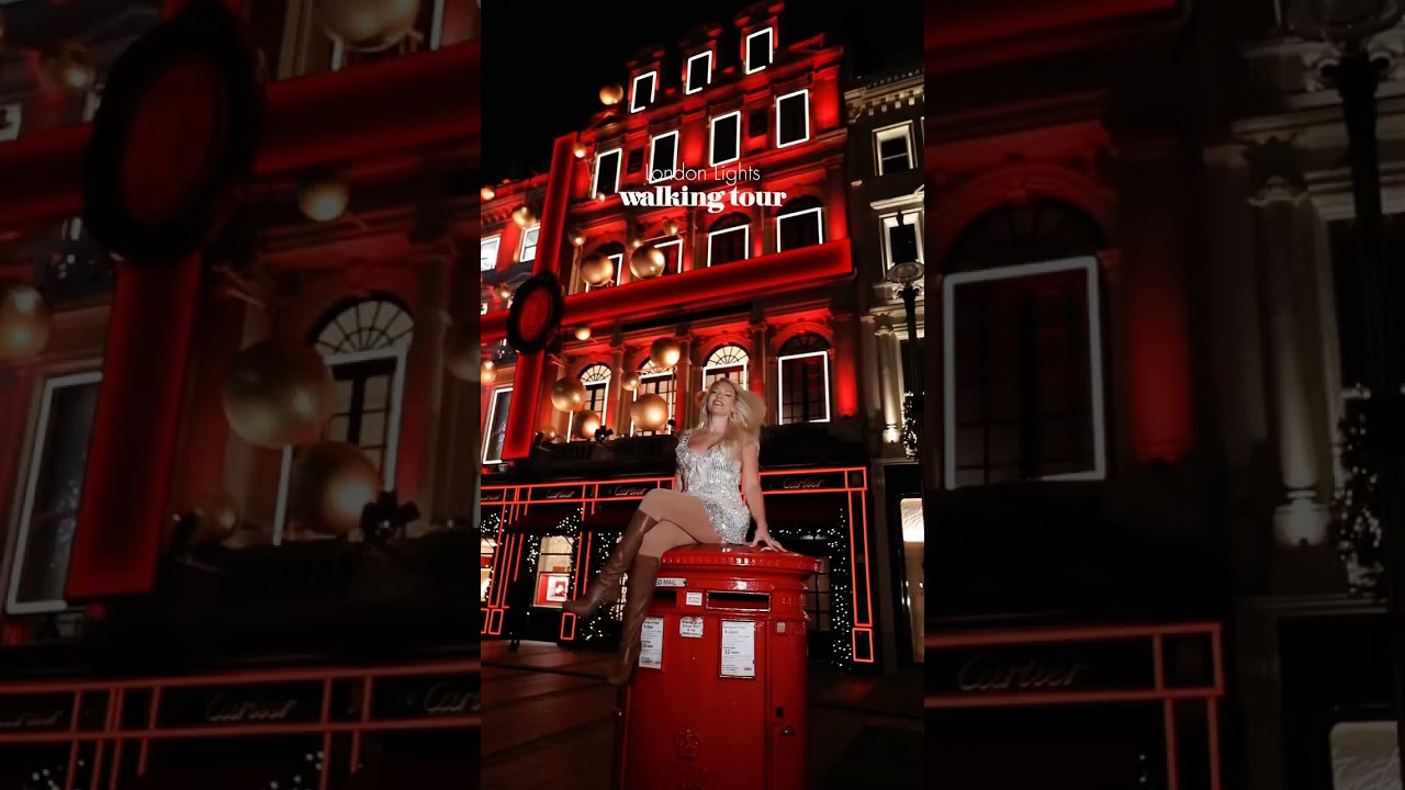 🎄✨ Magical London 1-Hour Walking Tour by Night | Best Christmas Lights & Festive Spots 🎅