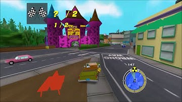 The Simpsons Hit & Run Mod Walkthrough | Road Rage Returns | Homer Run!