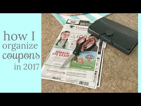 How I Organize My Coupons | Simple and Easy To Use System! {2017}