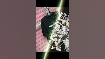 Customized t-shirts available⚡️ #custmized #tshirtdesign #print #anime #bgm