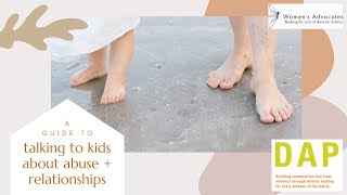 Talking to Kids About Abuse Webinar