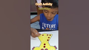 craft activity| bindi sticking