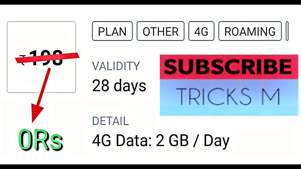 New Jio Free recharge offer 2018