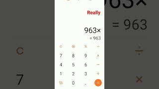 Really (Calculator) (magic trick) #technology #android #shorts #short