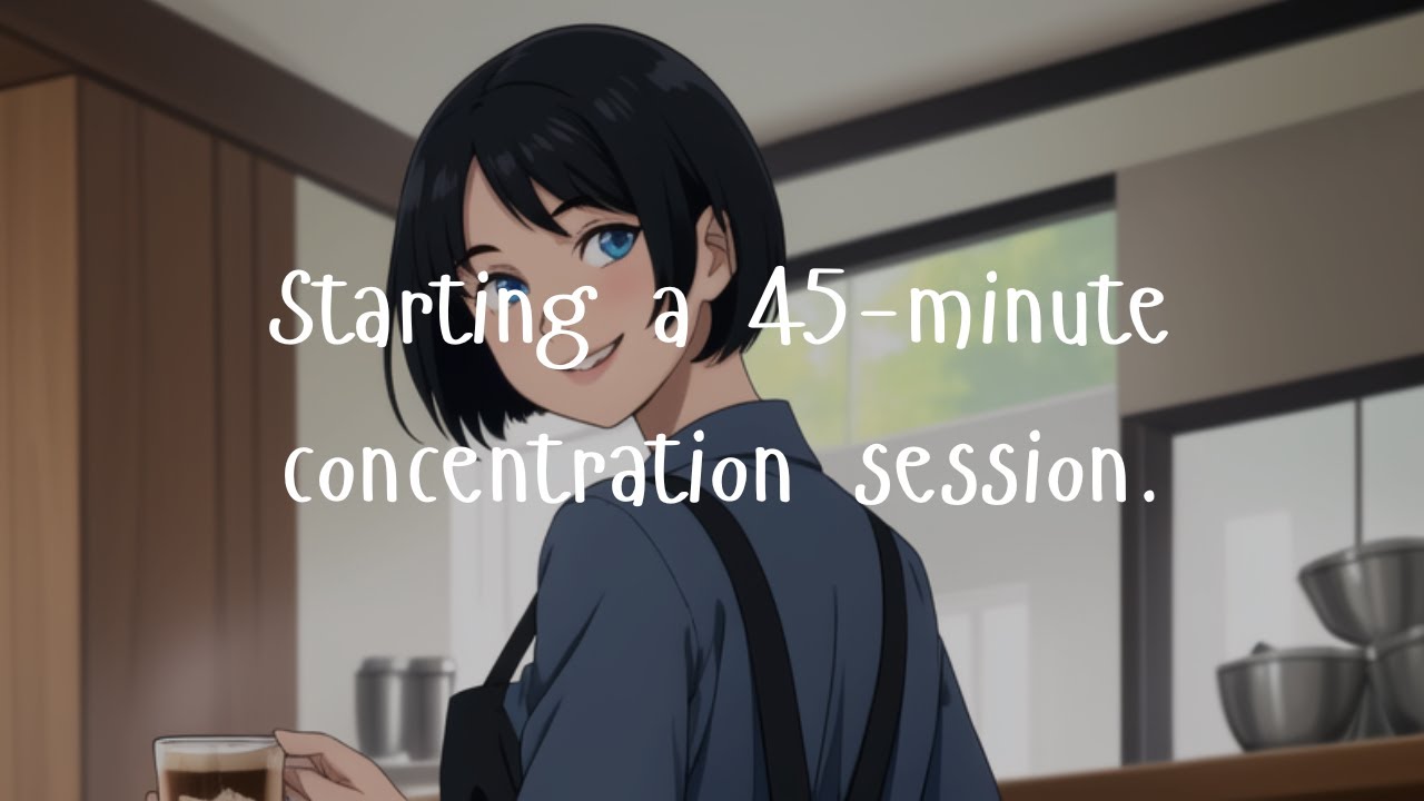 Starting a 45-minute concentration session. || Playlist : TOGITO