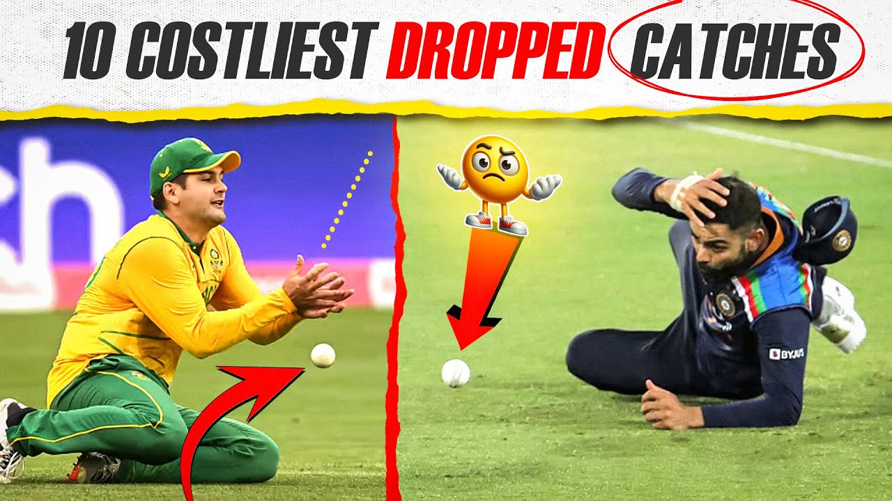 ये कैच तो बच्चा भी पकड़ लेगा 😂I Most Expensive Catch Drop In Cricket ...