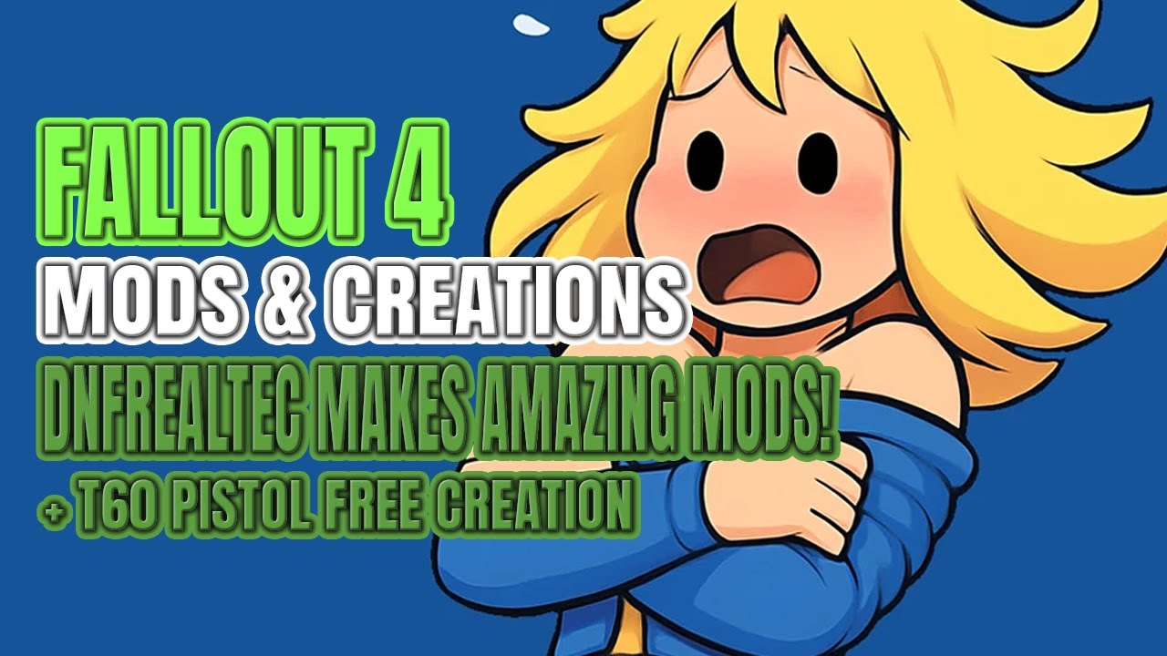 Dnfrealtec Makes Amazing Mods & T60 Pistol - Fallout 4 Mods+Creations