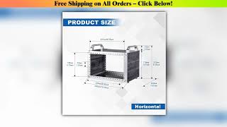 DeskPi RackMate TT Rackmount, Mini Server Cabinet for Network, Servers, Audio, and Video Equipment