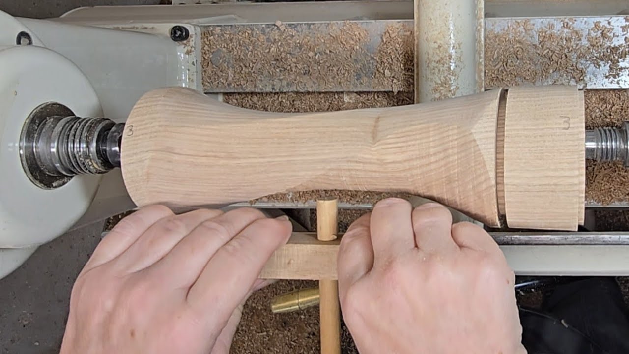 Точение ночника по дереву с изюминкой