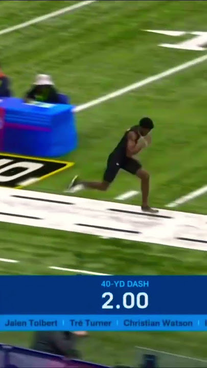 4.21 Fastest 40 yard dash EVER at NFL Combine : Tyquan Thornton #nflcombine