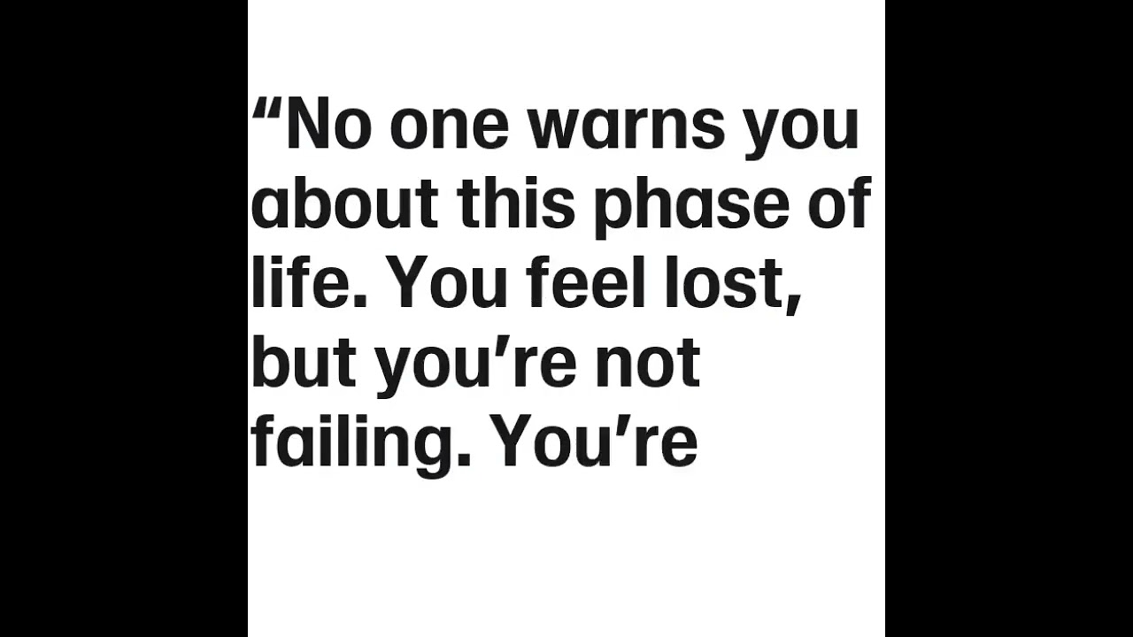 No one warns you about this phase. 