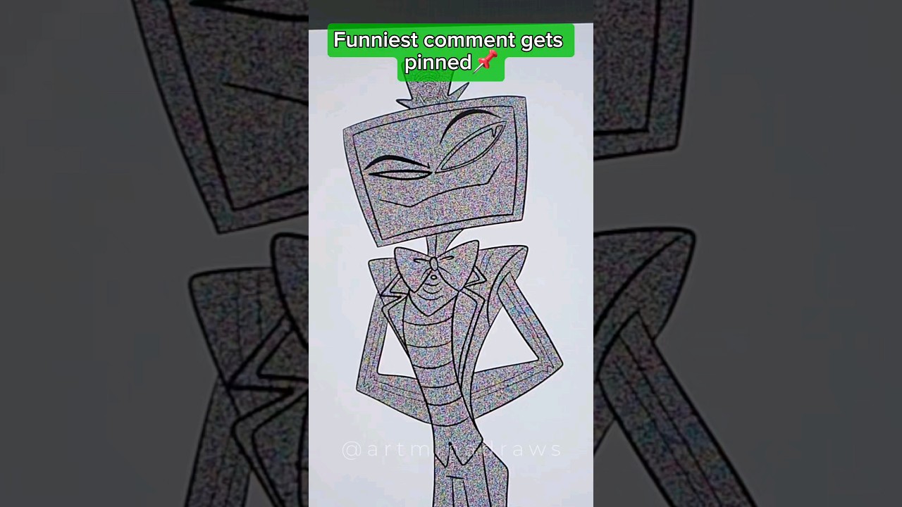 Coloring Vox from Hazbin Hotel ✨️ 