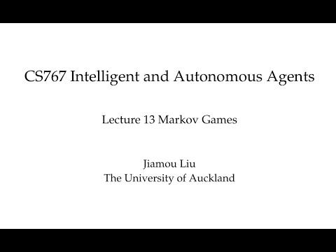 Multiagent Systems Lecture