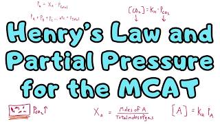 How You Need to Understand Henry's Law and Partial Pressure for the MCAT