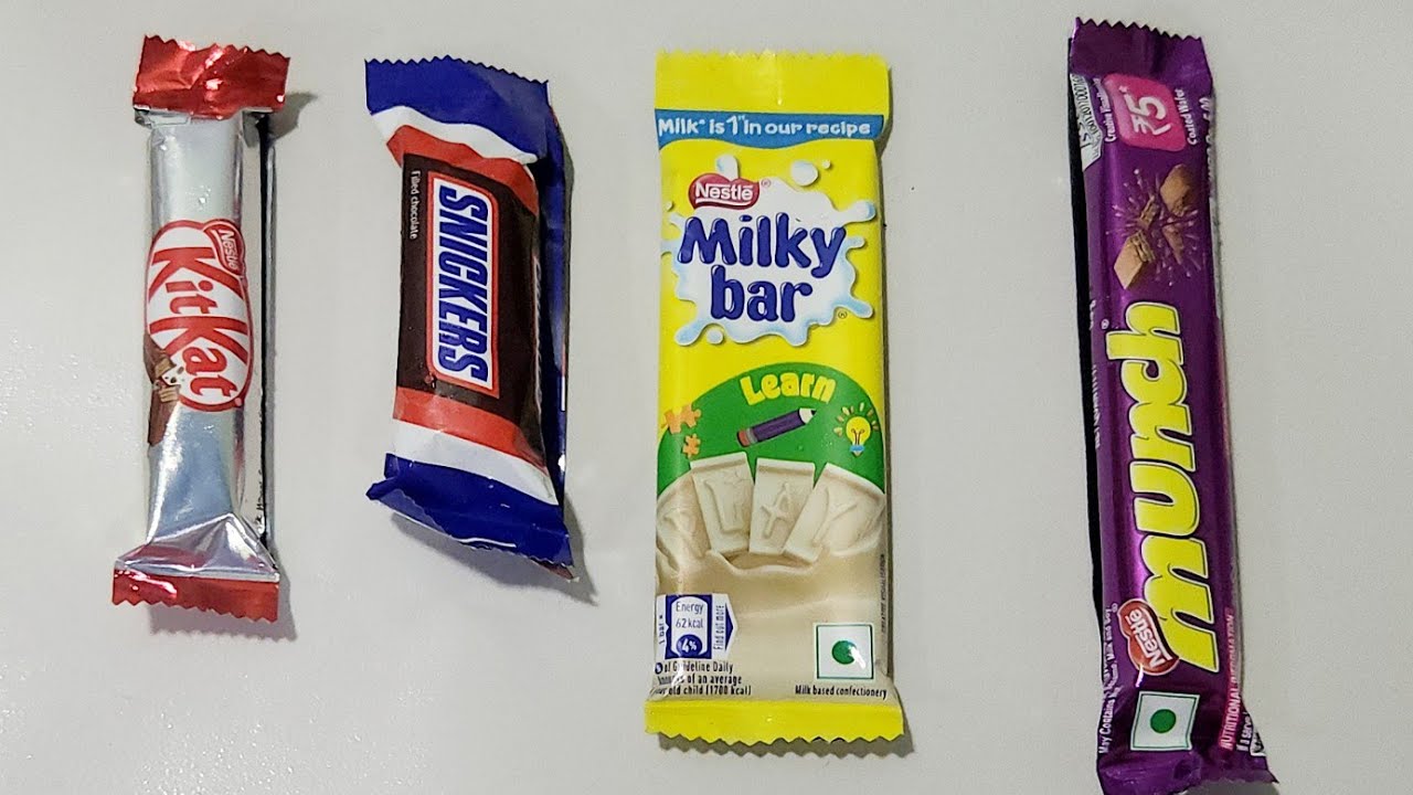 Cadbury vs Snickers vs Kitkat vs Milkybar vs Munch