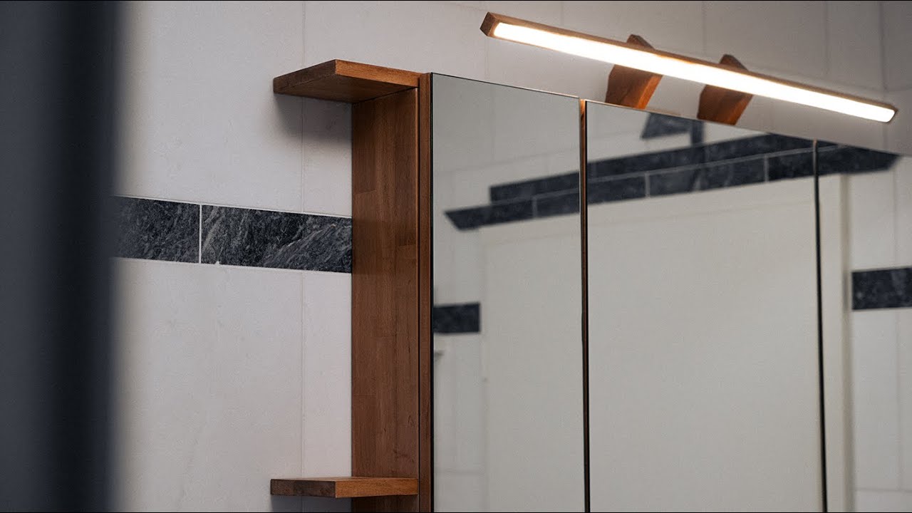 How to build a Mirror Bathroom Cabinet | DIY | Voiceover | MichaelInDev