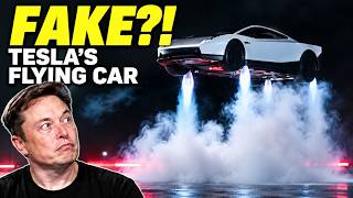 The Viral Tesla Flying Car Is Fake — But Tesla Really Did Show One