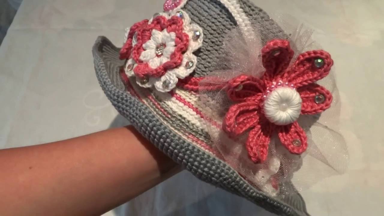 Вязанные вещи для детей. Видео №20