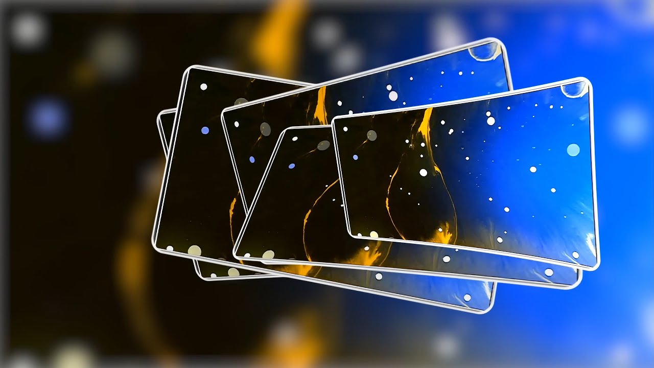 Full Screen Black Background Status | Glowing Light Effect | Free Template Video