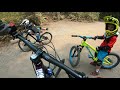 Kids mountain biking shredding Duthie Hill PNW