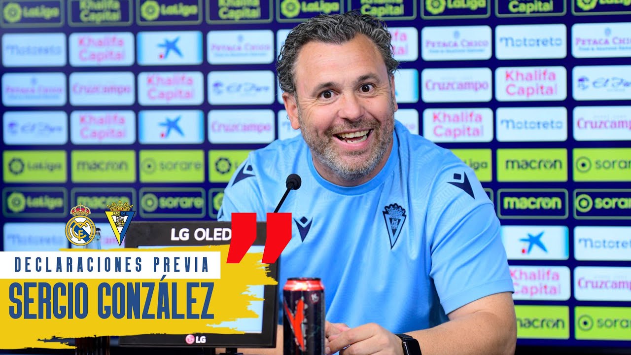 Rueda de prensa de Sergio previa al Real Madrid - Cádiz (08-11-22 ...
