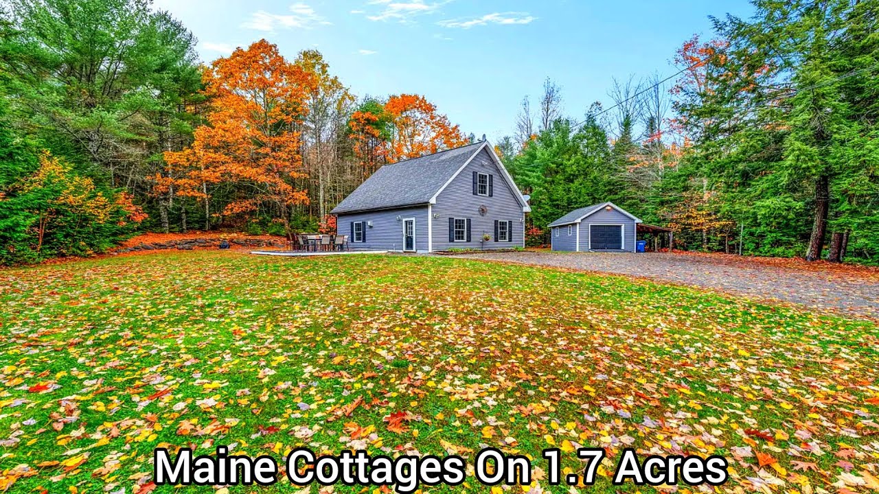 Дом в штате Мэн на участке 1,8 акра | Недвижимость штата Мэн | Старые дома на продажу | Коттеджи ...