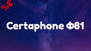 Certaphone Χ82 Low Battery