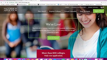 Common App Match Video