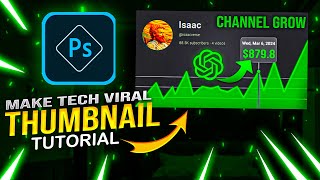 How To Make Tech Youtube Thumbnail || Youtube Thumbnail Kaise Banaye On Youtube 2024