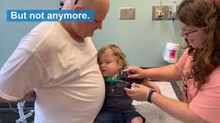 Jax breathes on his own for the first time