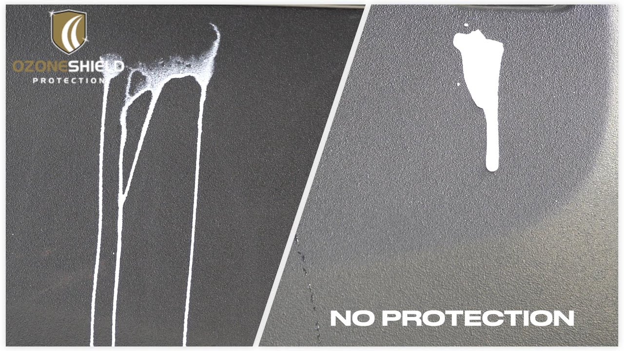 Demonstration of Ozone Shield protection on the exterior of your New