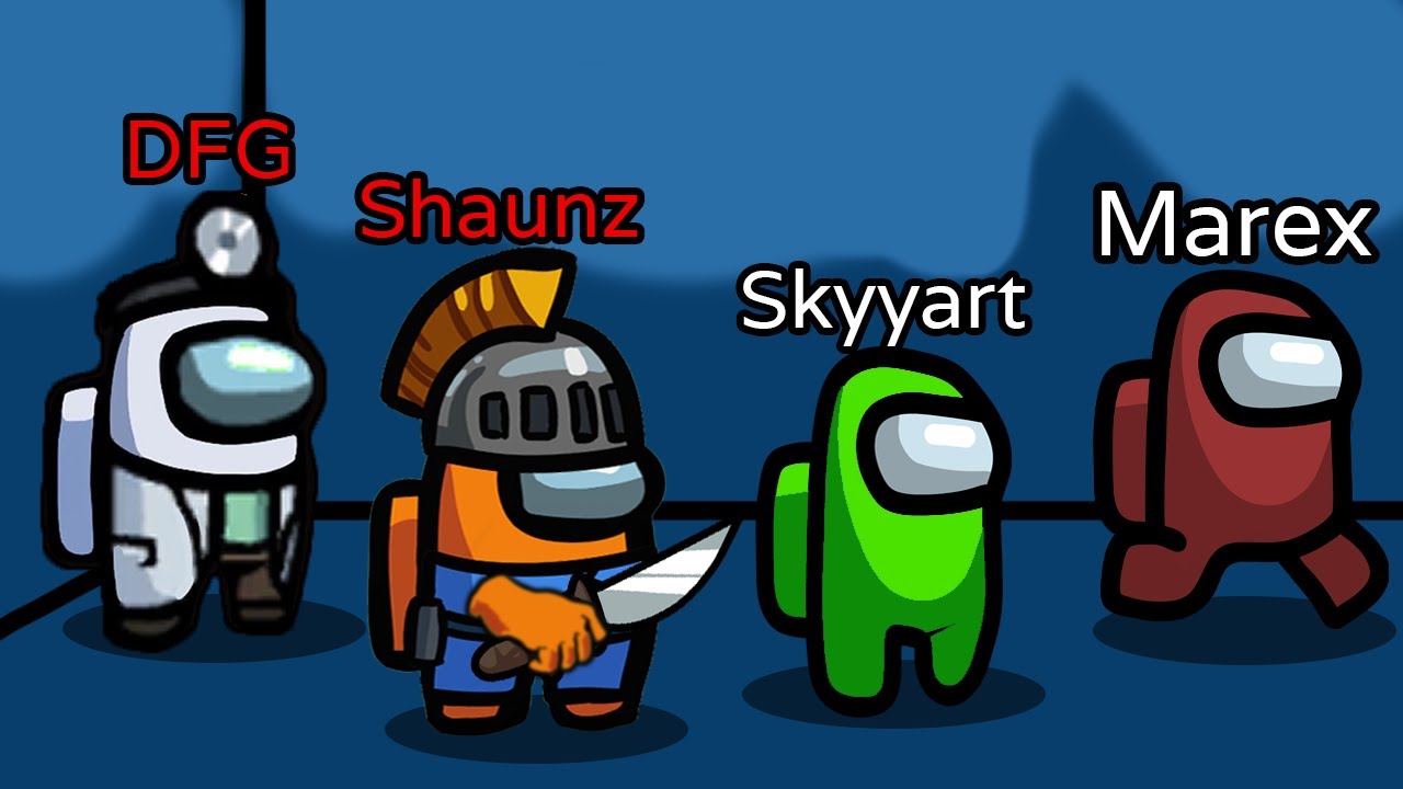 DFG X SHAUNZ IMPOSTEURS VERSUS SKYYART | Among Us avec DFG, Skyyart, Aayley, Fukano, Marex...